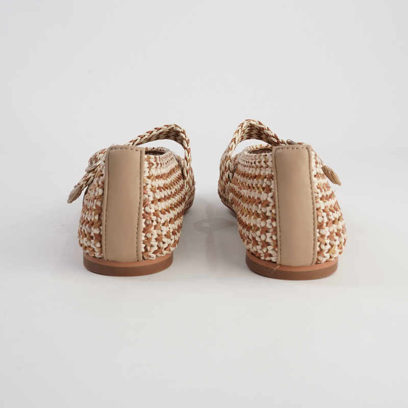 Santalum Caramel Ballet Flats