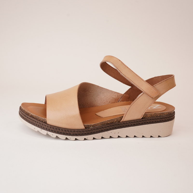 Lena Natural Leather Sandals