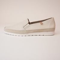 Nuria Crudo Leather Espadrilles