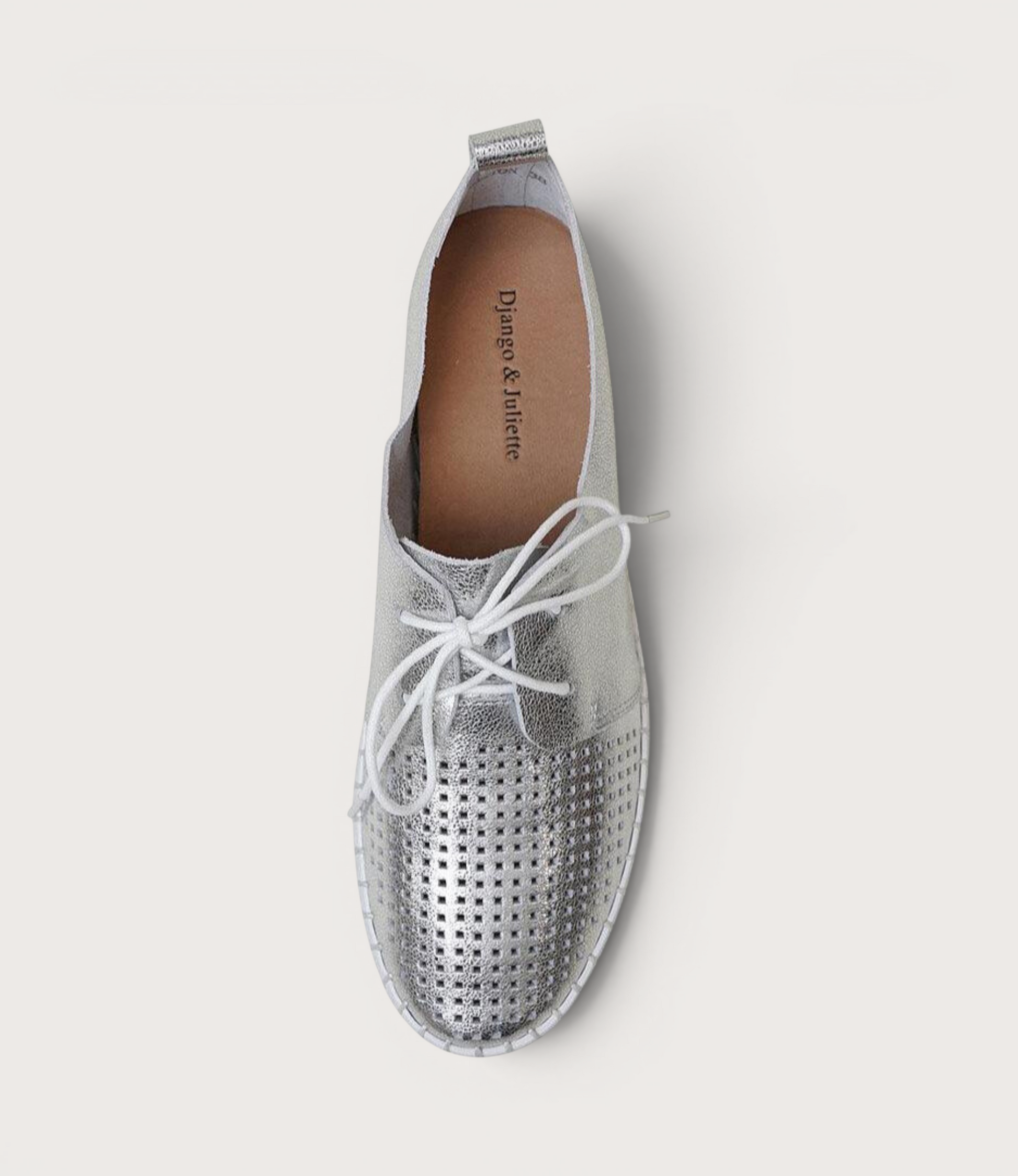 Huston Silver Leather Sneakers