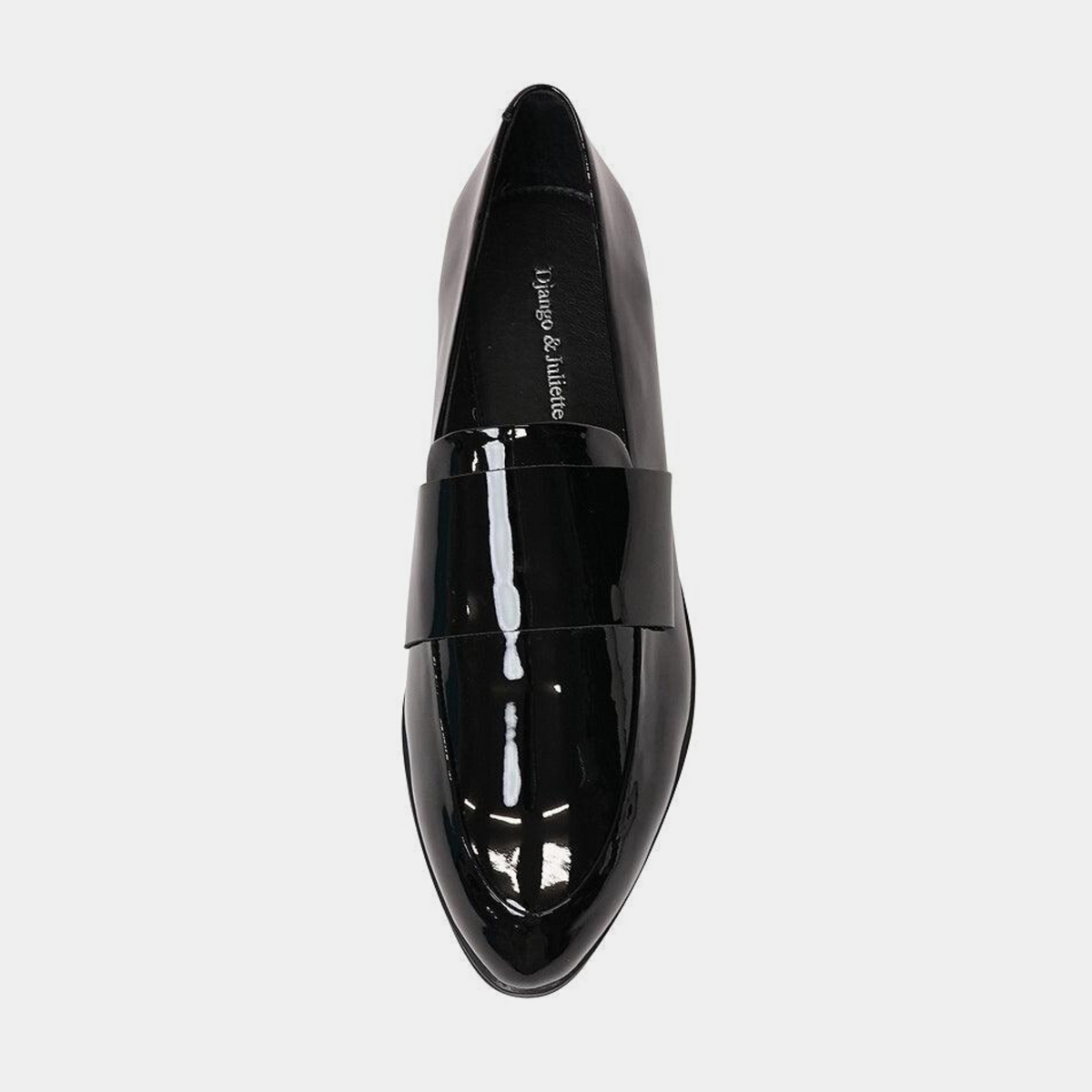 Gabrian Black Patent Leather Loafers - DJANGO AND JULIETTE | Shouz