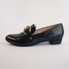 Esben Black/ Black Heel Leather Loafers