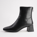 Bandi Black Leather Ankle Boots