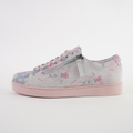Jelorias Pastel Floral/ Pink Sole Leather Sneakers