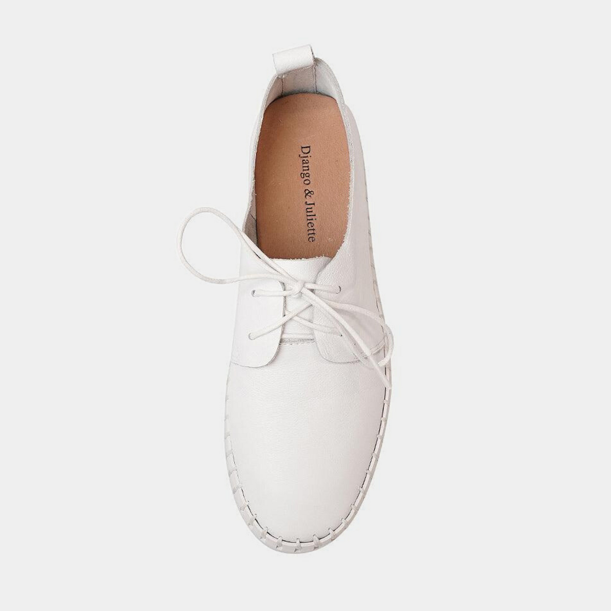 Brenda White Leather Sneakers - DJANGO AND JULIETTE | Shouz
