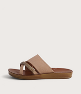 Bride Caramel Raffia Slides