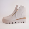 Radio Nougat/ Natural / Nougat Leather Ankle Boots