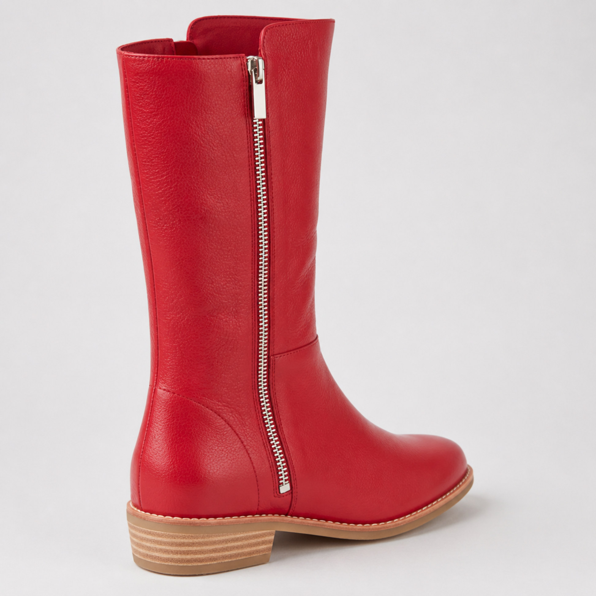 Lomar Dark Red Leather Calf Boots - DJANGO AND JULIETTE | Shouz