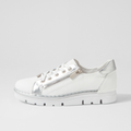Elos White/silver Leather Sneakers