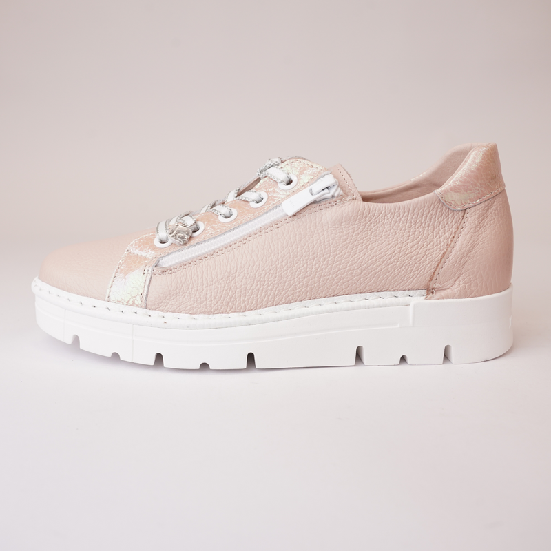 JS-2001 Rosa Leather Sneakers