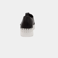 Brenda Black Leather Sneakers