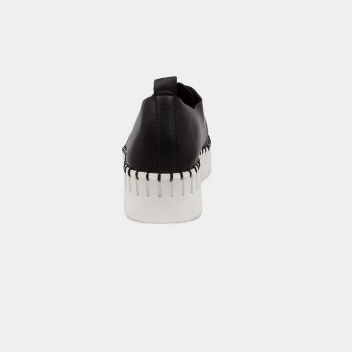 Brenda Black Leather Sneakers