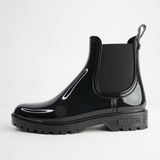 Gaudi Negro Brillo Gumboots - VERBENAS | Shouz