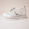 Harmony White Leather Sneakers