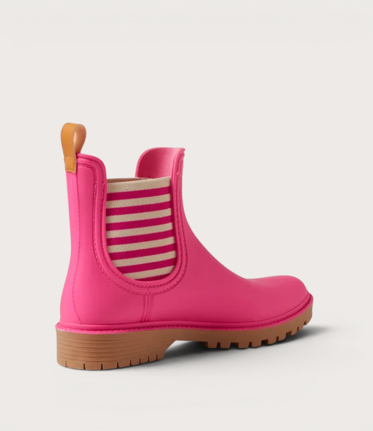 Laurina Fuschia Stripe Gumboots