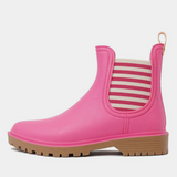 Laurina Fuschia Stripe Gumboots - DIANA FERRARI | Shouz