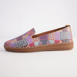 Reba Mosaic Leather Flats - SALA | Shouz