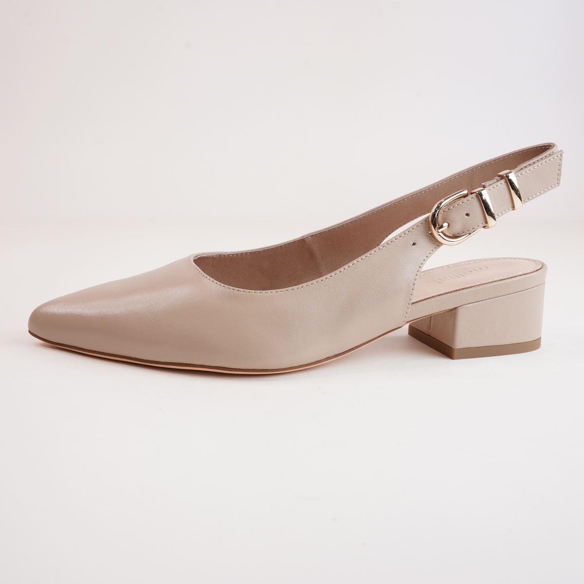 Thetrim Stone Leather Heels - MOLLINI | Shouz