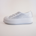Gillers White/ Silver Jewels Sneakers