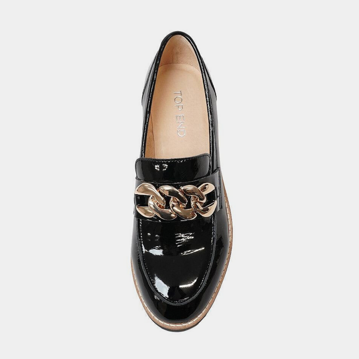 Ozama Black Patent Leather Loafers - TOP END | Shouz
