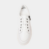 Ronnie All White Leather Sneakers