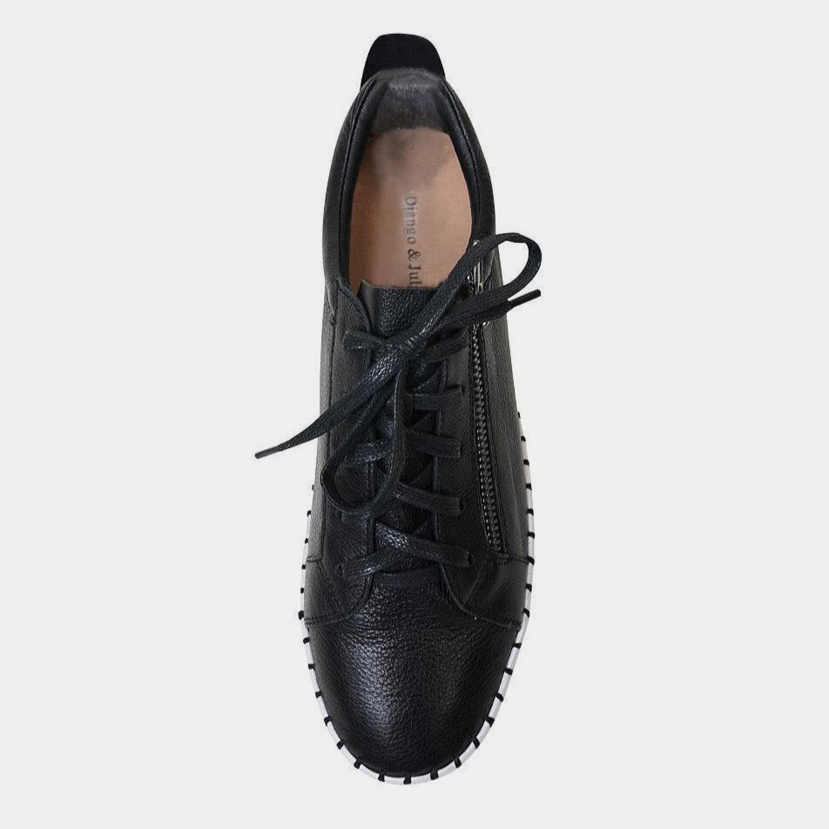 Bump Black Leather Sneakers - DJANGO AND JULIETTE | Shouz