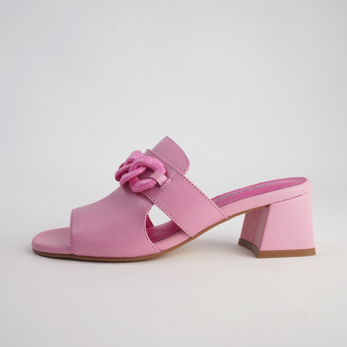 Adder Candyfloss Leather Heels - BRESLEY | Shouz