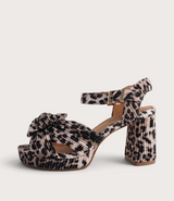 Sam Tan Leopard Heels