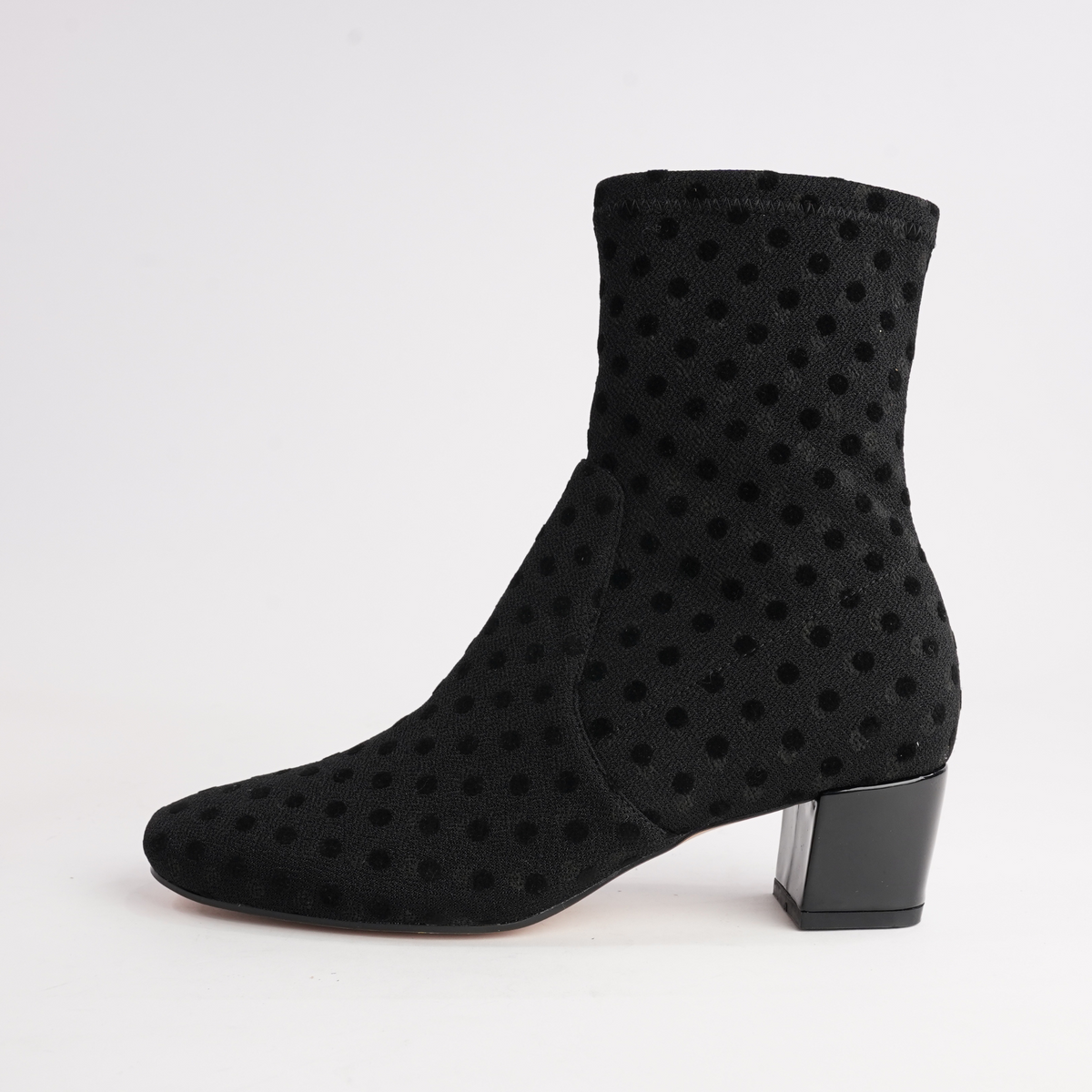 Hartful Black Spot Ankle Boots