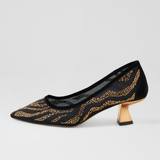 Lermany Black/ Bronze Multi Heels - DJANGO AND JULIETTE | Shouz