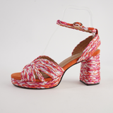 Sherrif Pink Multi Heels - BRESLEY | Shouz