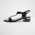 Taner Black Patent Leather Heels