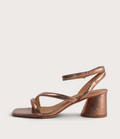 Petricia Copper Leather Heels