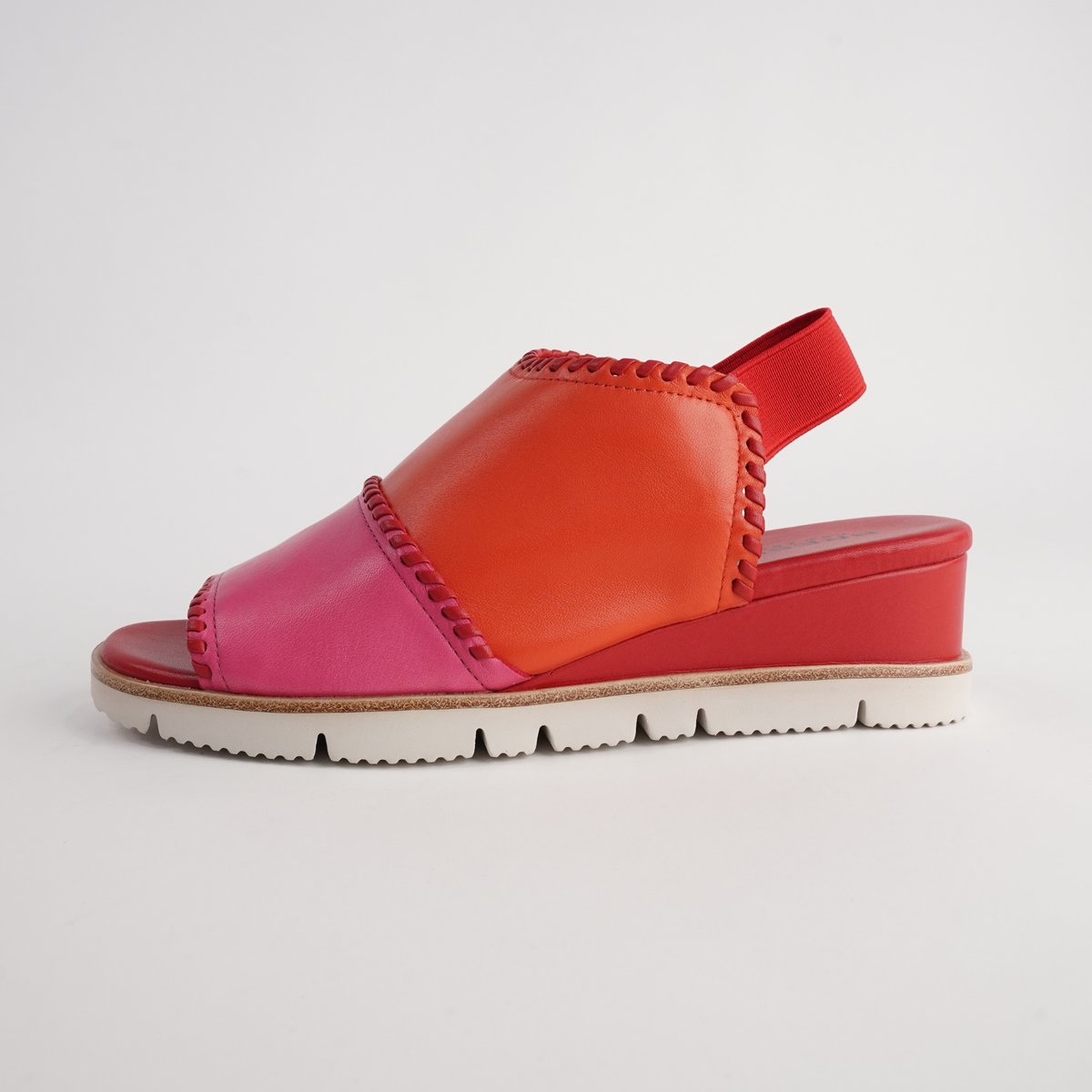Sigma Carmin Rose/ Grenedine Leather Sandals - BRESLEY | Shouz