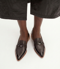 Elliotts Choc Patent/ Choc Leather Loafers