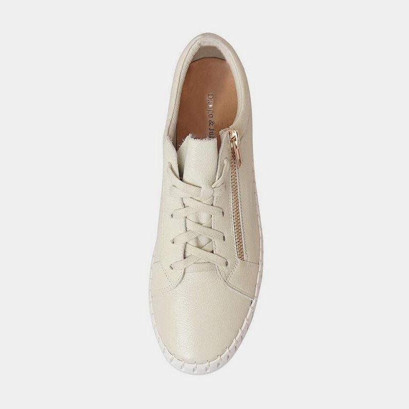 Bump Almond Leather Sneakers