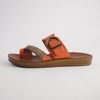Bria Tangerine Sandals