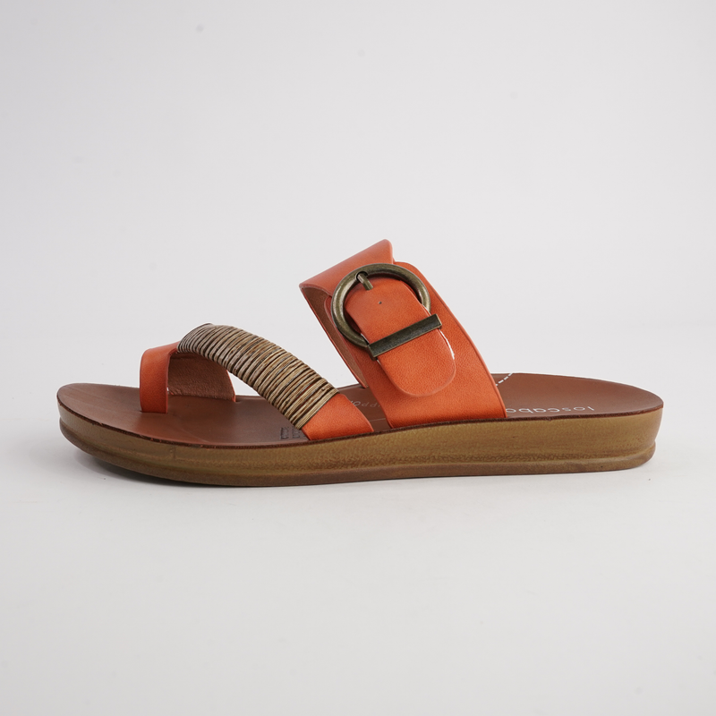 Bria Tangerine Sandals