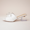 Rulie White Patent Leather Heels