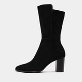 Aisley Black Suede Boots - DJANGO AND JULIETTE | Shouz