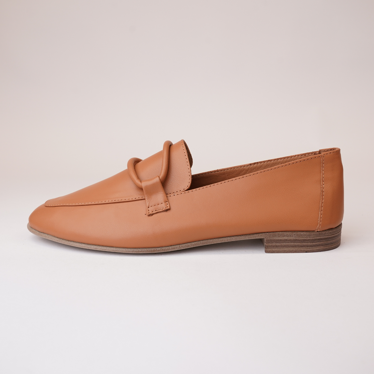 Joanne Coconut Leather Loafers - SALA | Shouz