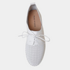 Huston White Leather Sneakers