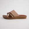 Bride Caramel Raffia Slides