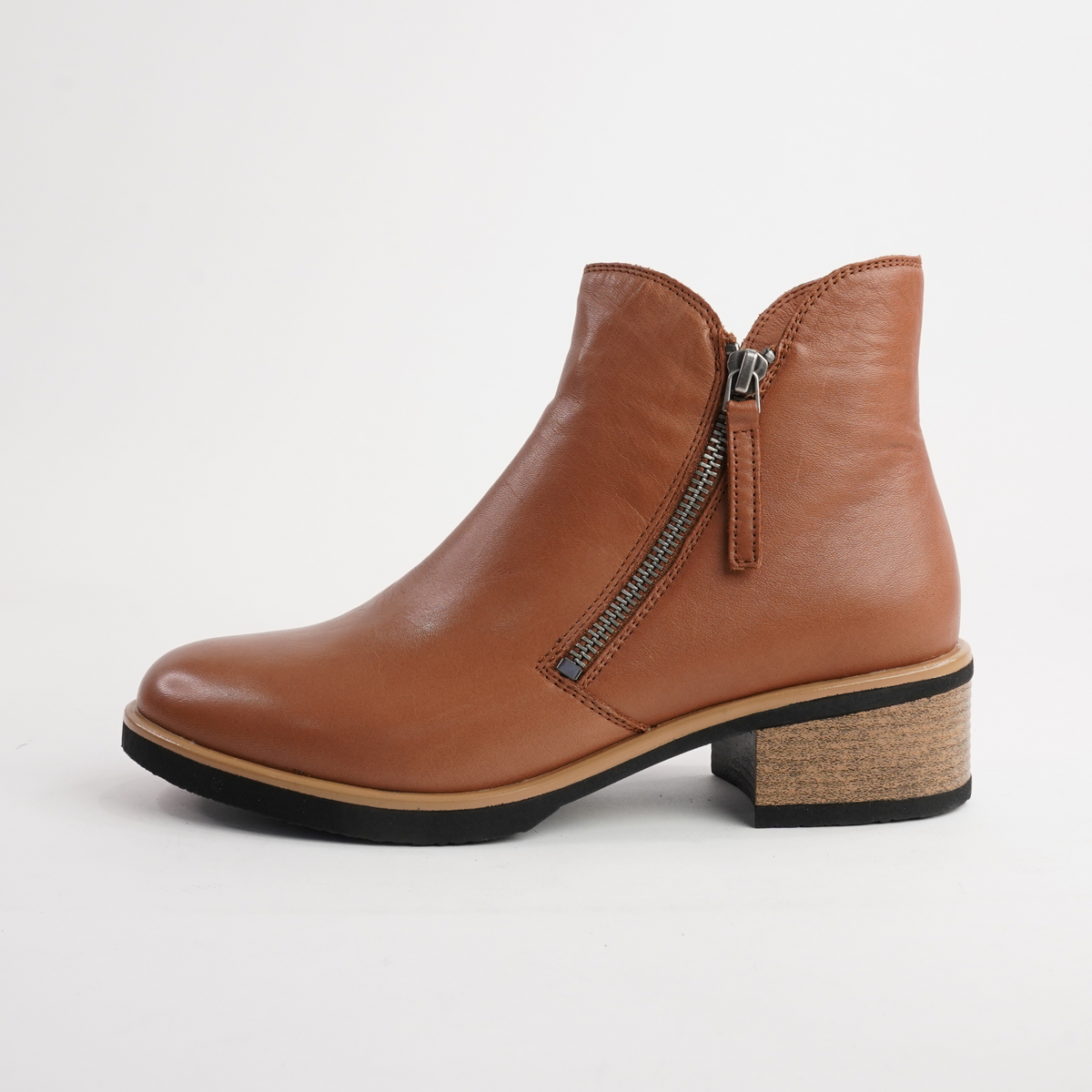 Dolomite Brandy Leather Ankle Boots
