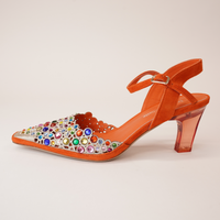 Kyler Bright Multi Leather Heels