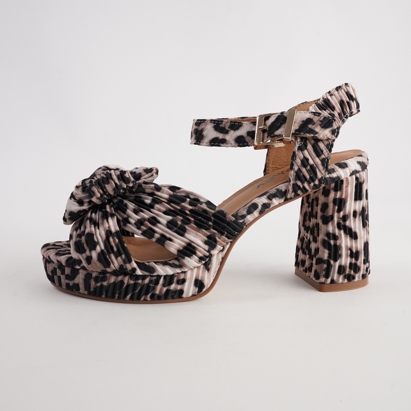 Sam Tan Leopard Heels