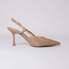 Isabel Taupe Patent Heels