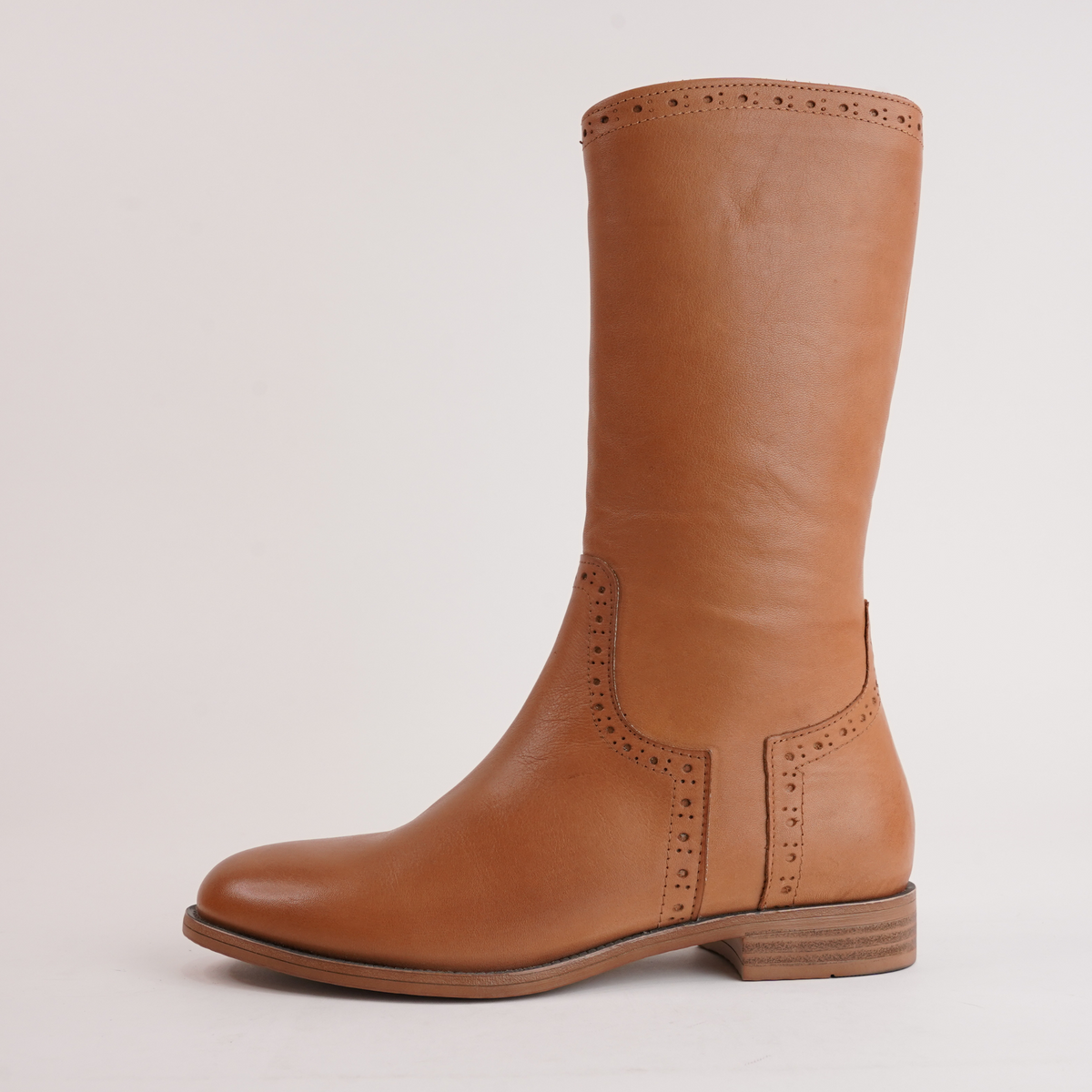 Garda Coconut Leather Boots