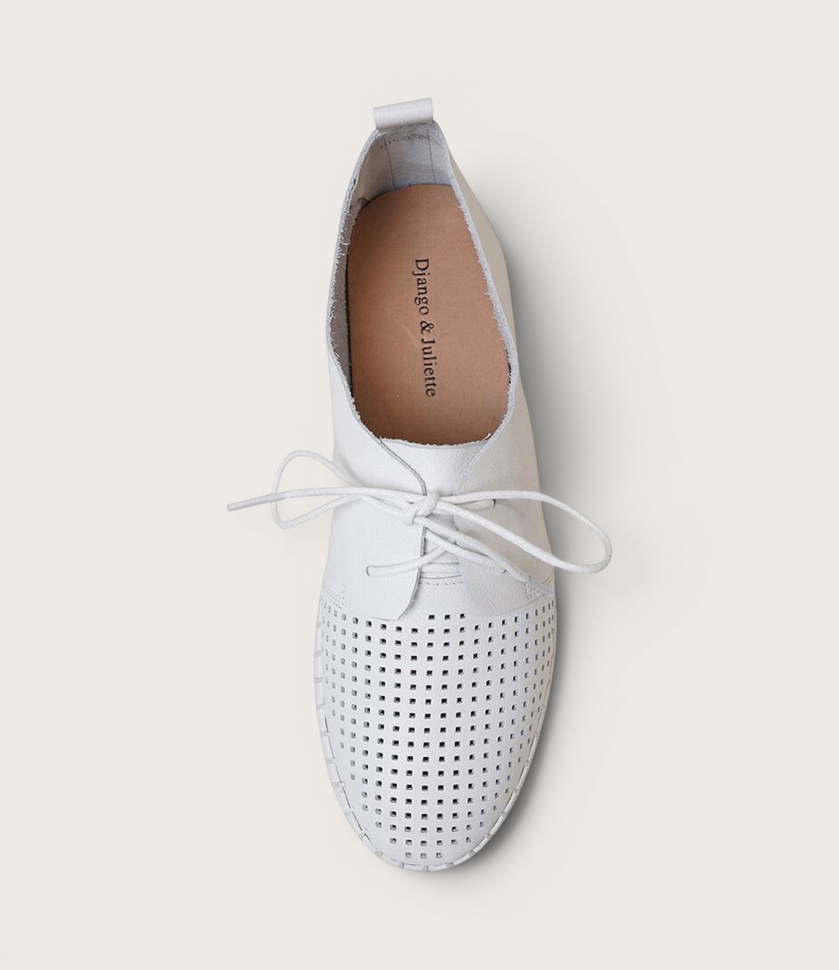Huston White Leather Sneakers