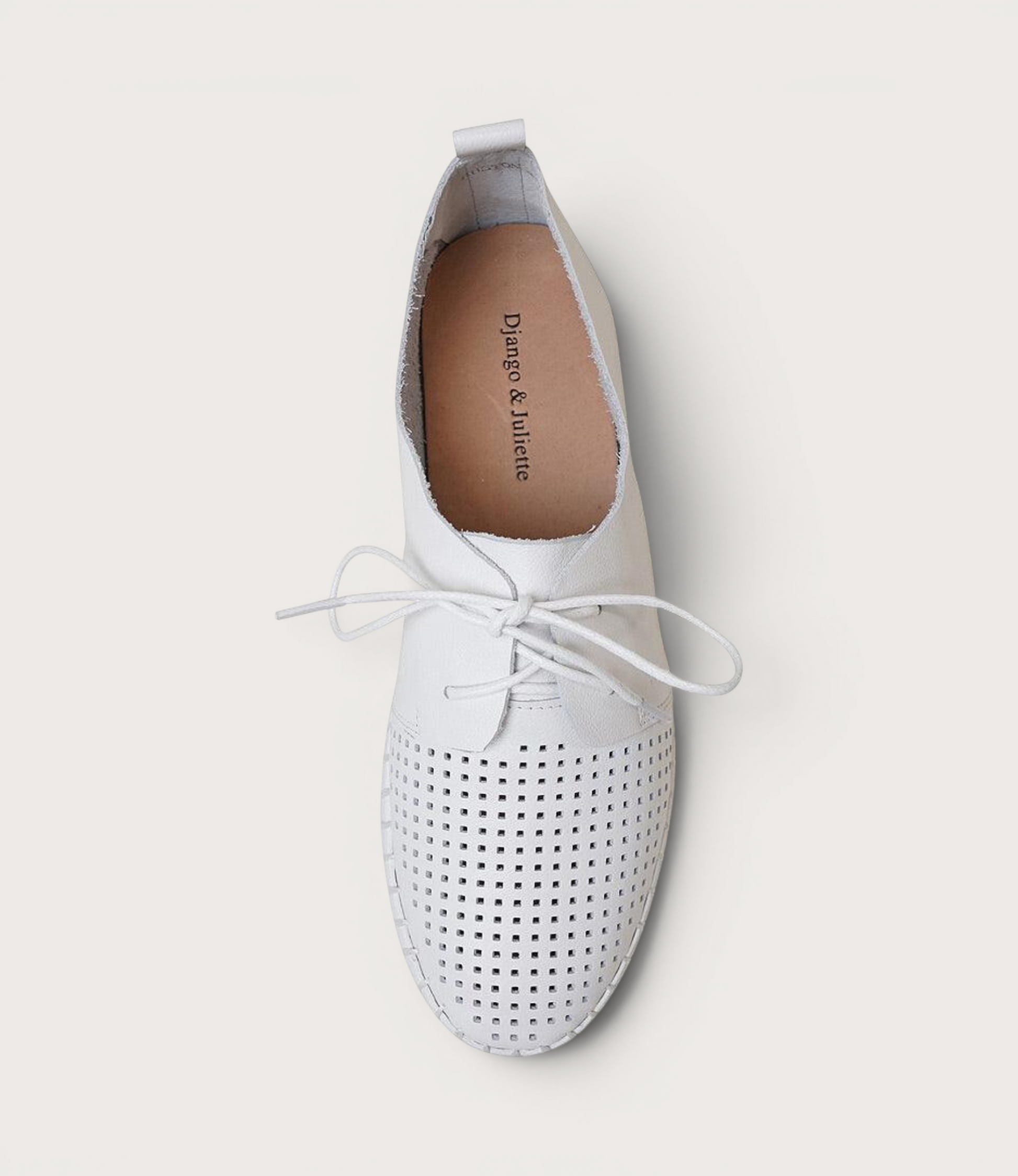 Huston White Leather Sneakers